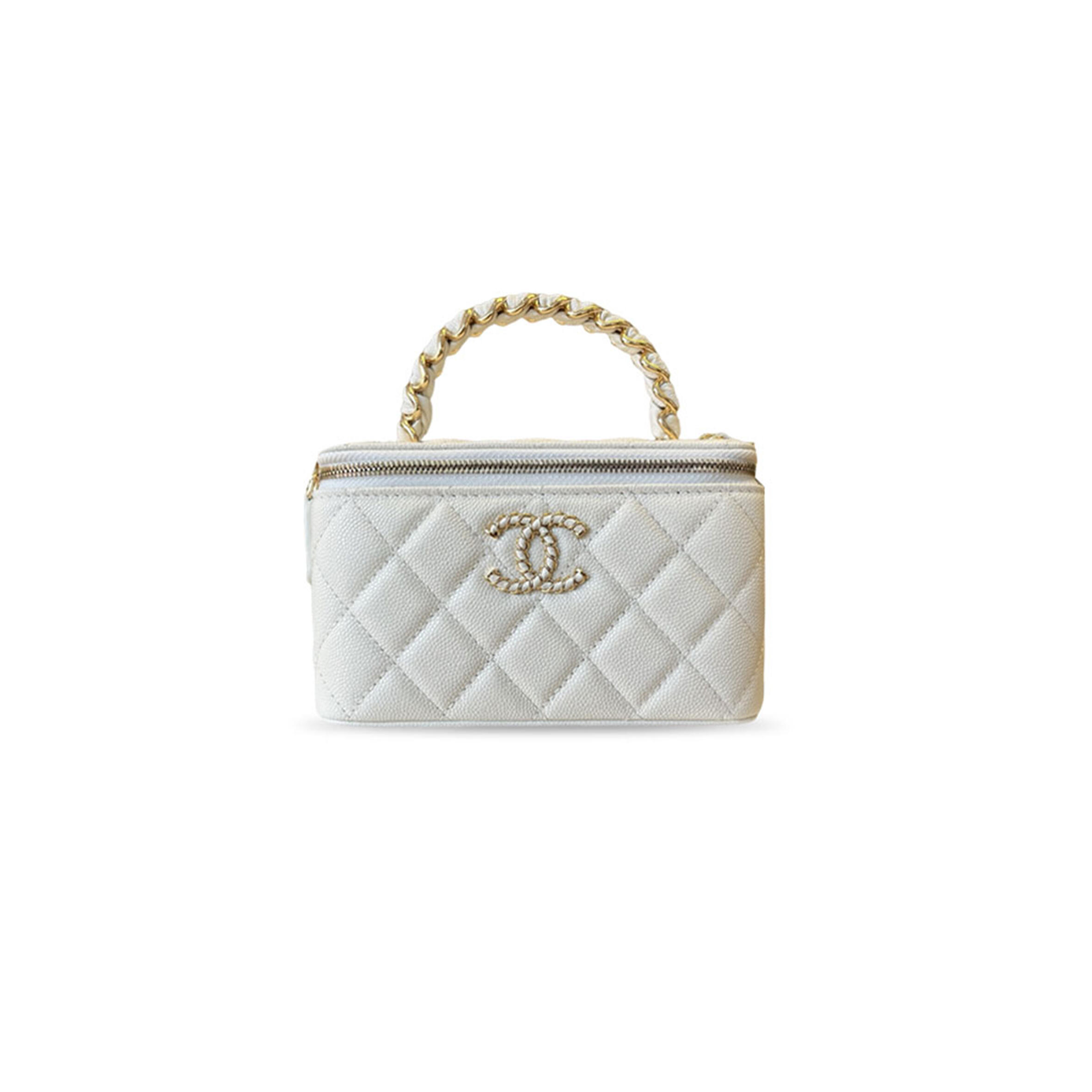 CHANEL HANDLE BOX BAG A96178 (17*9.5*8cm)